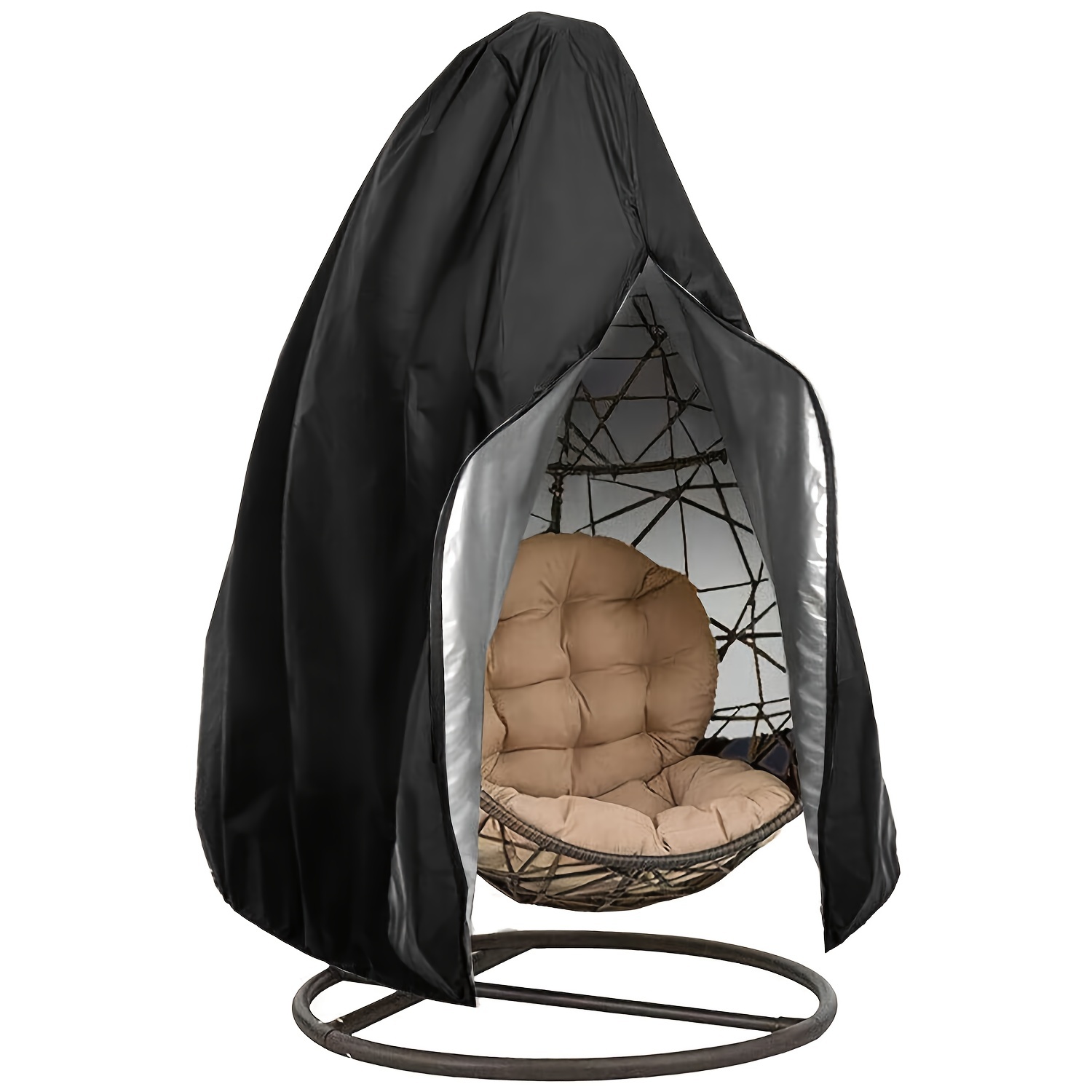 Hanging Egg Chair - 1 ピースハンギングエッグチェアスイングカバー 210D オックスフォード布 UV 保護屋外ガーデンスイングエッグチェアに適しています