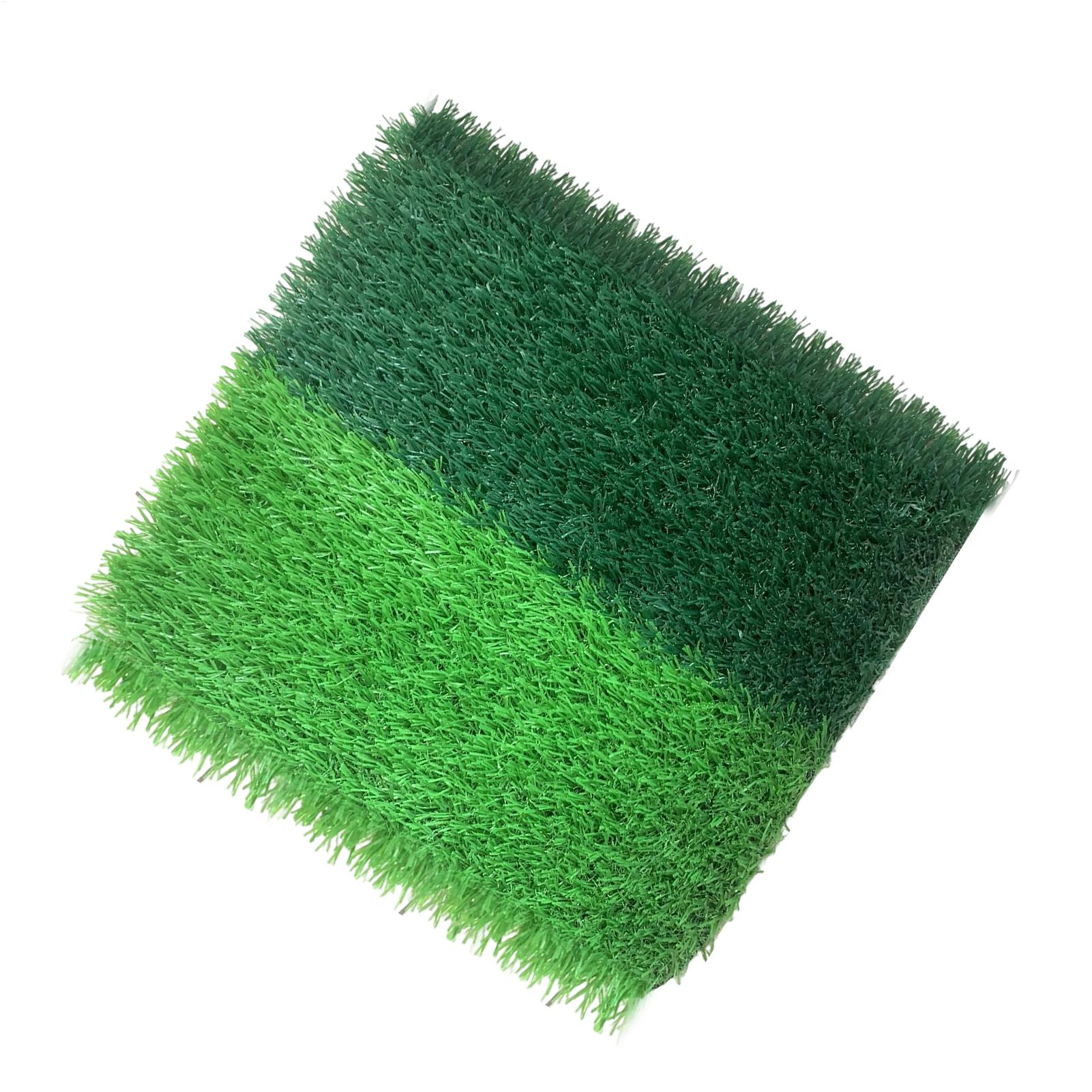 Outdoor Rug Waterproof - 人工芝ラグ 15.7x15.7インチ ソフト防水装飾芝生カーペット 犬猫用 室内屋外庭園裏庭パティオ用
