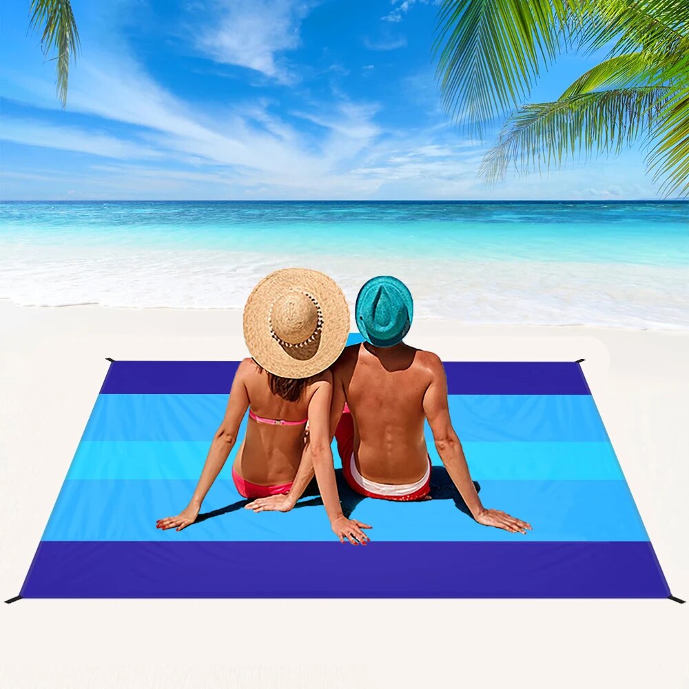 Outdoor Furniture Replacement Fabric - 防水・防砂の大きなビーチブランケット,大人用,ピクニックマット,旅行,キャンプ,ハイキング,2〜3枚