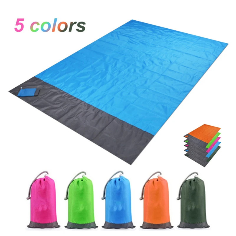 Outdoor Rug Waterproof - 防水折りたたみピクニックマット軽量ポータブル屋外ブランケット砂防止ビーチマットクッションキャンプビーチパークアクティビティ用