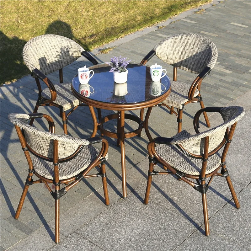 Outdoor Furniture Italy - # イタリアの新しいデザイン、ユニークな黒のメタルとコードロープを使用したガーデン屋外カジュアルソファ家具、プールサイドプラットフォームコーナーセット