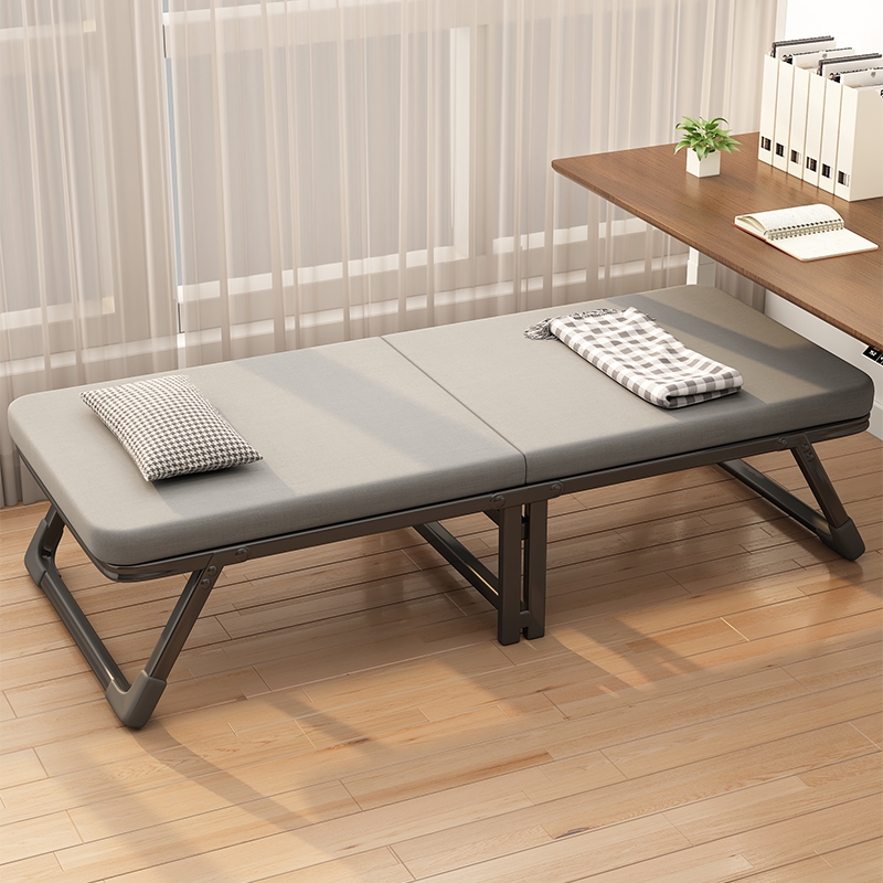 Outdoor Furniture Fabric - 家庭用ポータブル折りたたみベッド シングル アウトドア マーチングベッド 実用的な折りたたみベッド 家庭用オフィス用に適しています