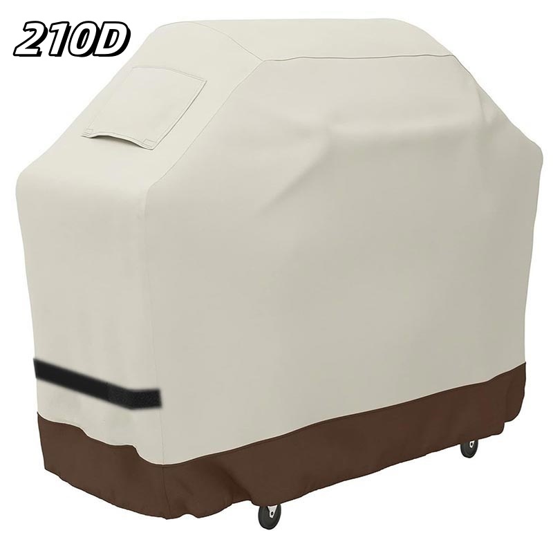 屋外ガスBBQフード210D大型BBQベージュバーベキューグ - Outdoor Furniture Replacement Fabric のレビューと価格
