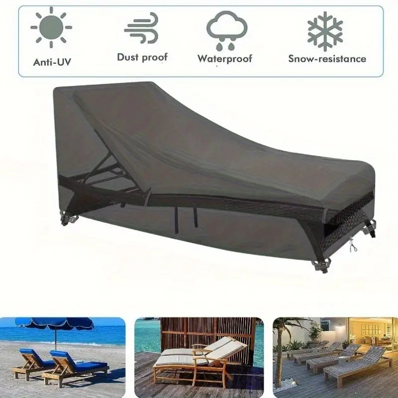 頑丈な屋外ラウンジチェアカバー - 耐久性のあるオックスフォ - Outdoor Furniture Fabric のレビューと価格