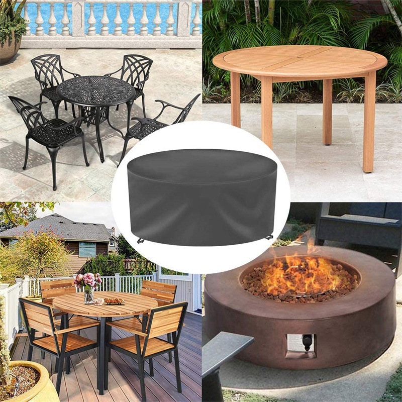 12 サイズラウンド家具カバー 210D 高耐久パティオ家具 - Outdoor Furniture Philippines のレビューと価格