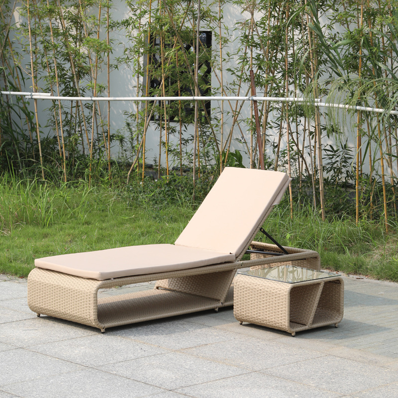 調節可能なトロピカルバリ家具ホテルプールラタン屋外ラウンジャ - Outdoor Furniture In Bali のレビューと価格