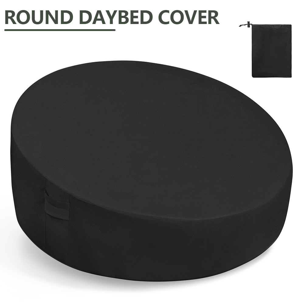 ラウンドデイベッドカバー 210D 防水オックスフォード生地 - Outdoor Furniture Fabric のレビューと価格