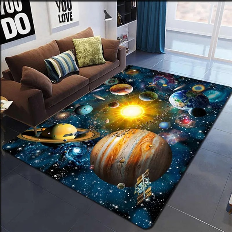 VIKAMA 漫画惑星クリスタルベルベットカーペット大サイズ - Outdoor Furniture Cafe のレビューと価格