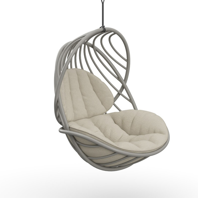 ラタン製卵型ハンギングチェア、おしゃれなハンギングスイングチ - Hanging Egg Chair のレビューと価格