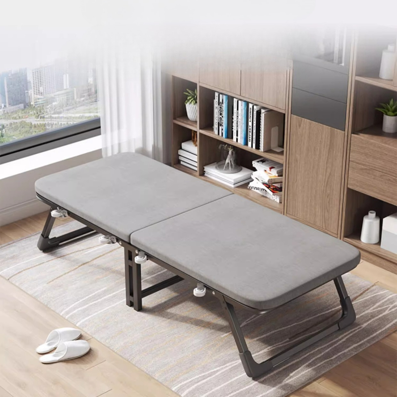 家庭用ポータブル折りたたみベッド シングル アウトドア マー - Outdoor Furniture Fabric のレビューと価格