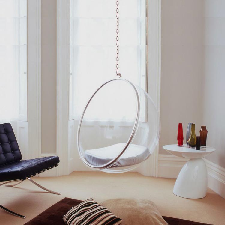 高品質モダン家具人気パティオエッグスイングハンギングバブルチ - Hanging Egg Chair のレビューと価格
