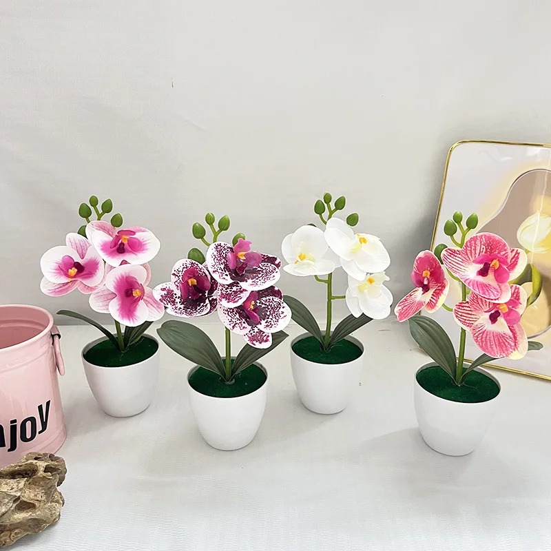 1個 20CM シミュレーション植物 鉢植え人工盆栽 鉢付き - Outdoor Furniture Cafe のレビューと価格