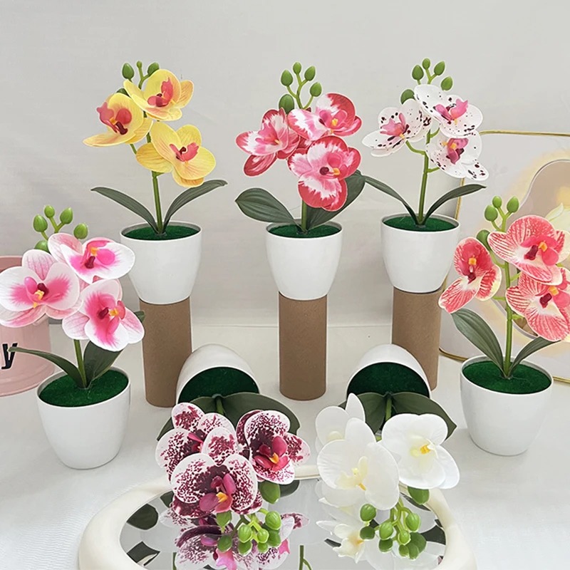 1個 20CM シミュレーション植物 鉢植え人工盆栽 鉢付き - Outdoor Furniture Cafe のレビューと価格