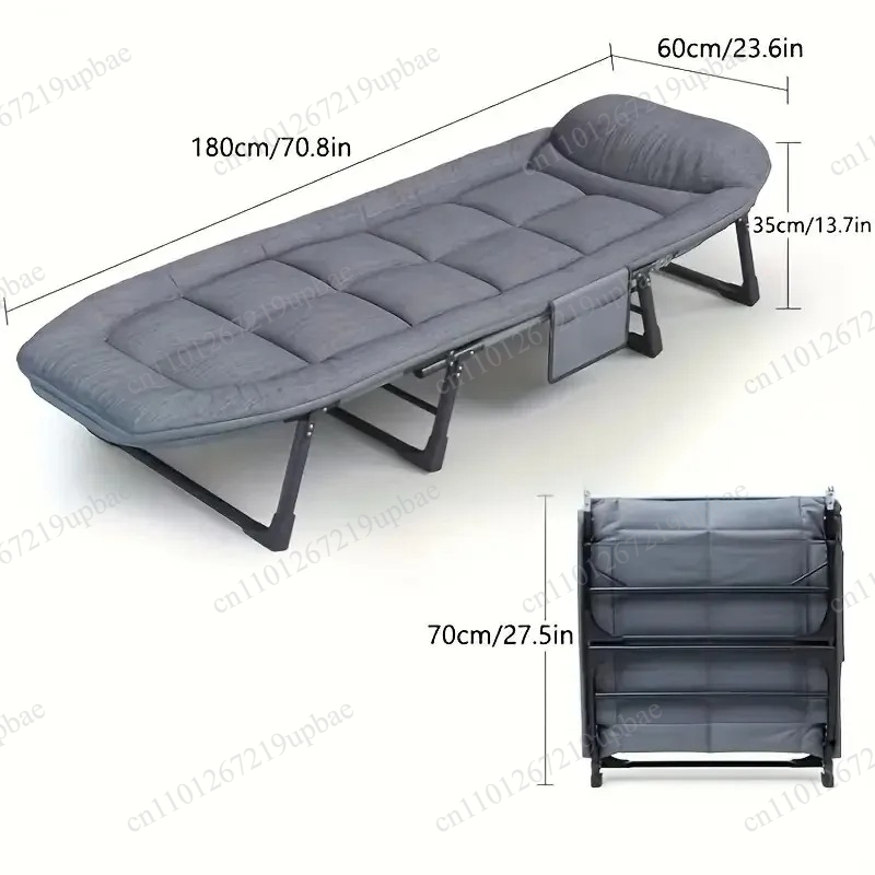 ポータブル折りたたみ式スリーピングベッド、頑丈なキャンプチェ - Outdoor Furniture Fabric のレビューと価格