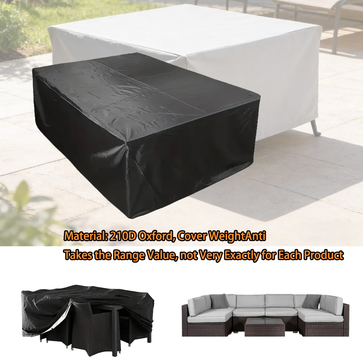600サイズ展開の屋外家具カバー、紫外線防止、パティオガーデ - Outdoor Furniture Philippines のレビューと価格