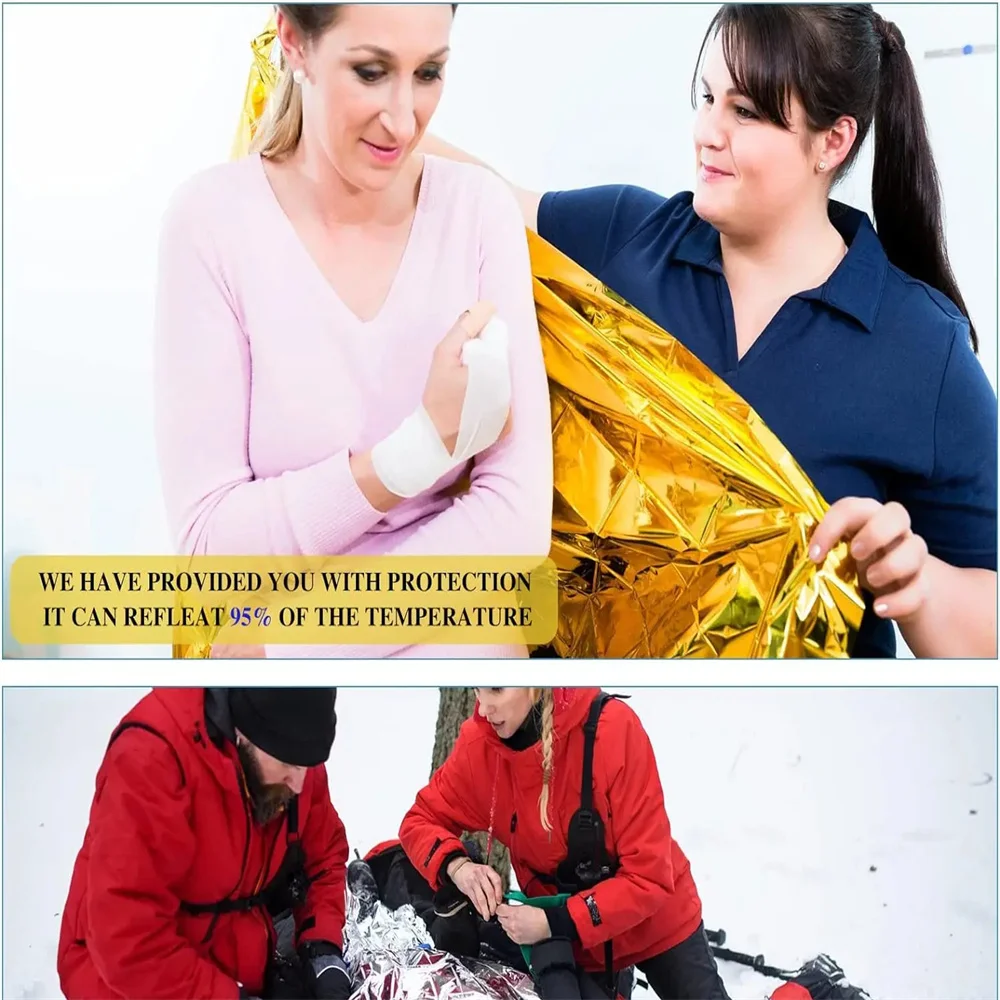 5 個緊急サーマルブランケット折りたたみ防水防風サンシェード - Outdoor Rug Waterproof のレビューと価格