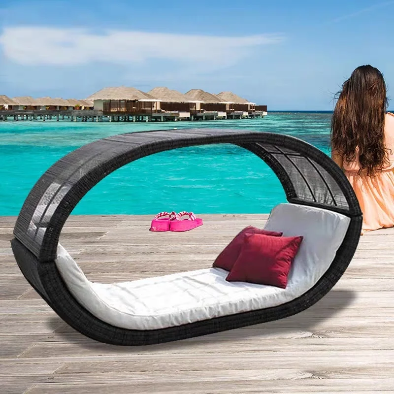バリ島、タイのホテルのプール、ビーチ、屋外用の籐製家具、丸型 - Outdoor Furniture In Bali のレビューと価格