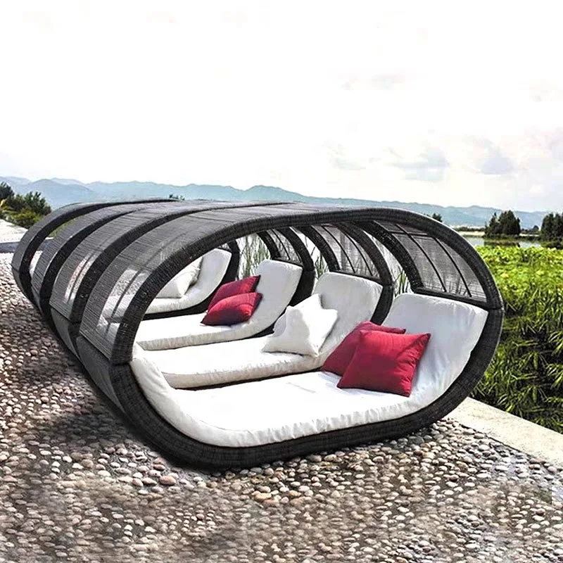 バリ島、タイのホテルのプール、ビーチ、屋外用の籐製家具、丸型 - Outdoor Furniture In Bali のレビューと価格