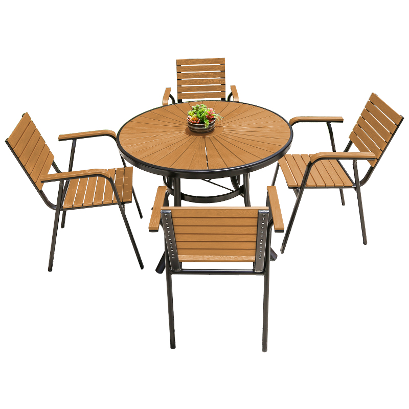 モダンな屋外用丸型ダイニングテーブル、レストラン、カフェ、パ - Outdoor Furniture Cafe のレビューと価格
