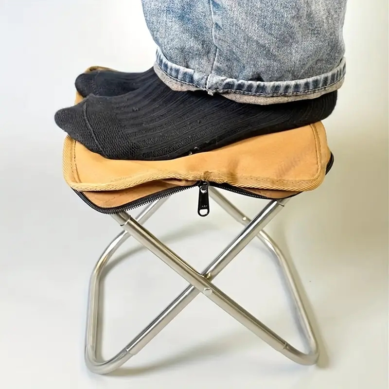 屋外折りたたみ筆箱小さなスツールポケットスツールポータブル釣 - Outdoor Furniture Philippines のレビューと価格