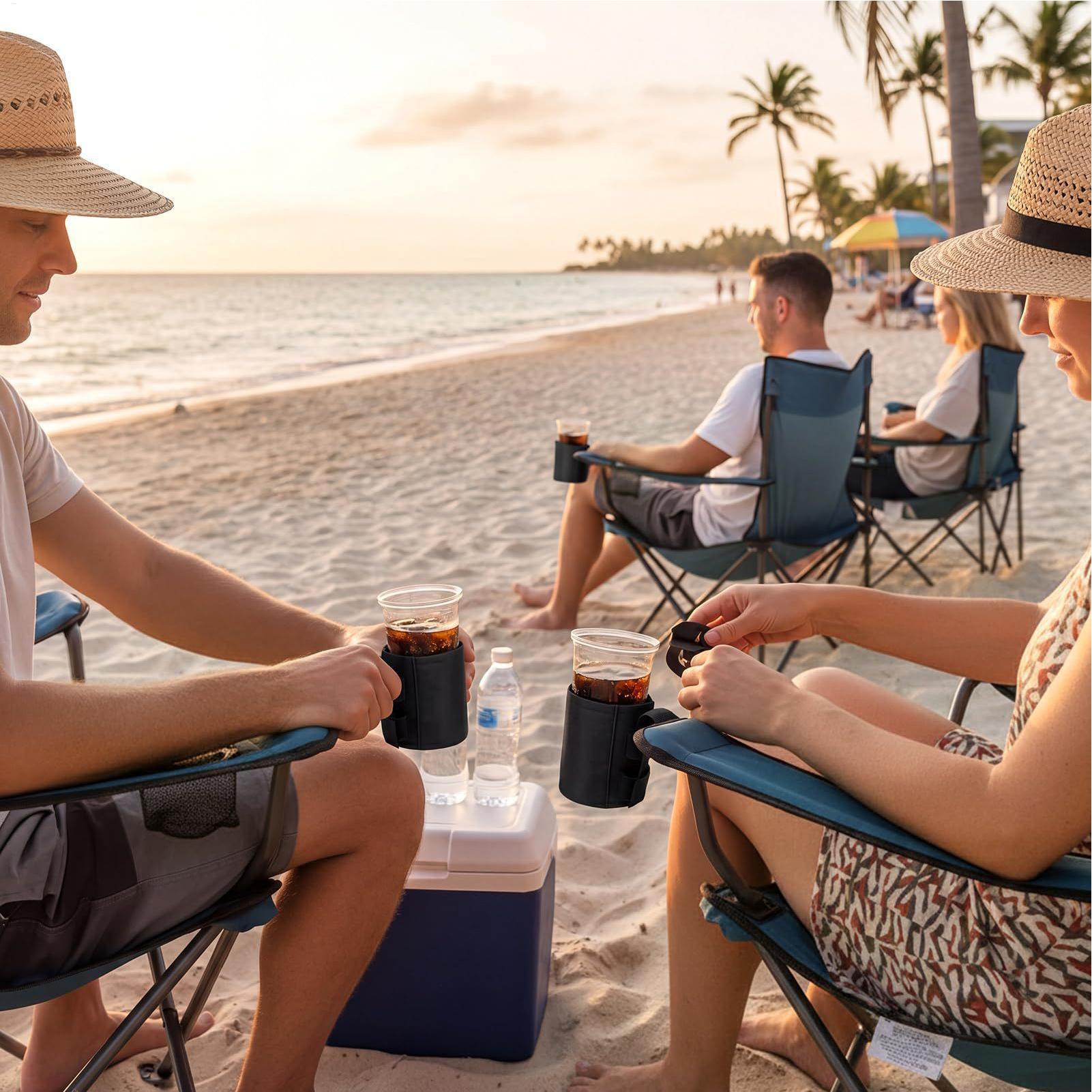 ビーチチェア用カップホルダー 600Dオックスフォード生地  - Outdoor Furniture Philippines のレビューと価格