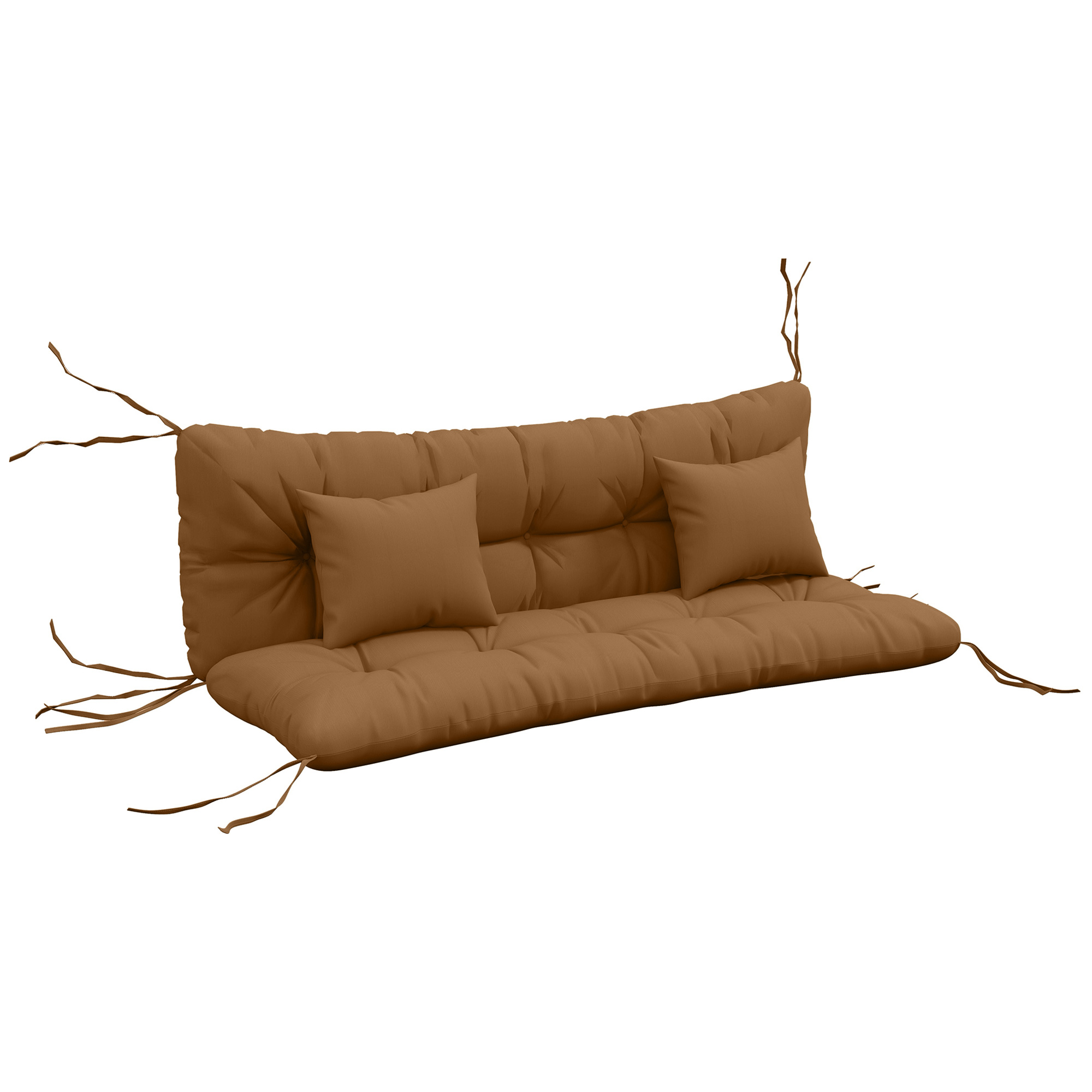 59インチ タフテッドベンチクッション＆スローピロー、交換用 - Outdoor Furniture Replacement Fabric のレビューと価格