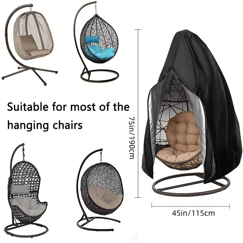 防水・UVカット・頑丈なパティオハンギングエッグチェアカバー - Hanging Egg Chair のレビューと価格