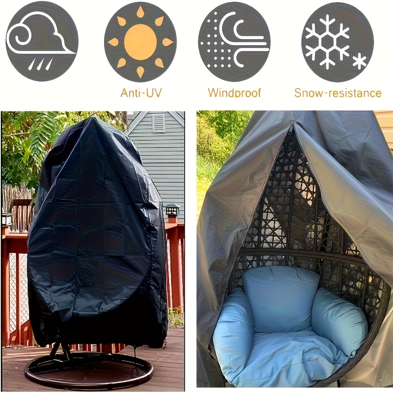 防水・UVカット・頑丈なパティオハンギングエッグチェアカバー - Hanging Egg Chair のレビューと価格